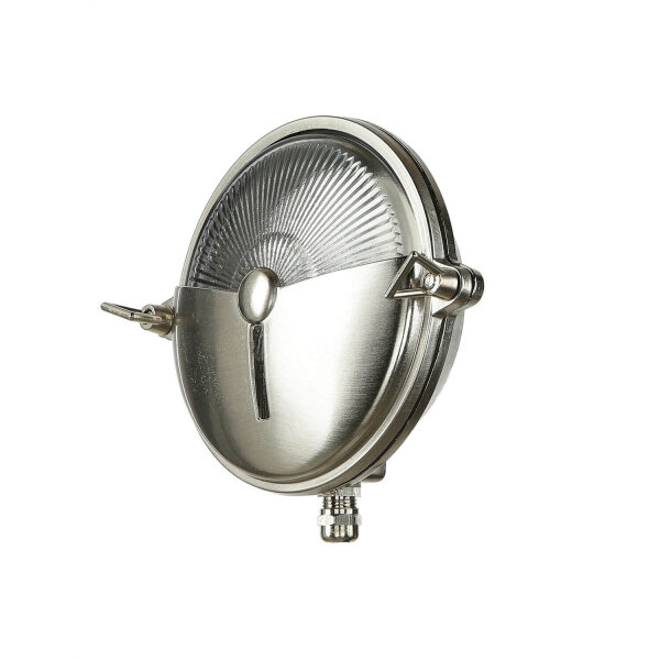 Lampe dextérieur maritime en laiton Ø18cm IP64 en nickel