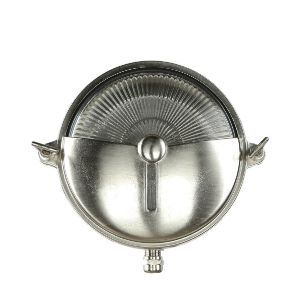Lampe dextérieur maritime en laiton Ø18cm IP64 en nickel