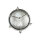Applique extérieure ronde nickel laiton véritable Maritim