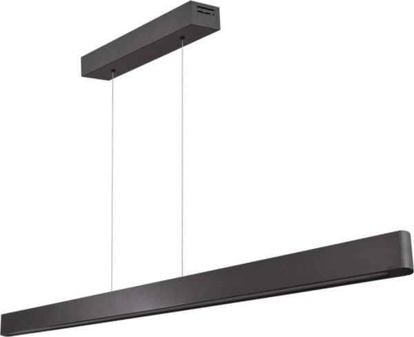 LED Hängelampe dimmbar 2200-3000K Schwarz-Nickel 130 cm