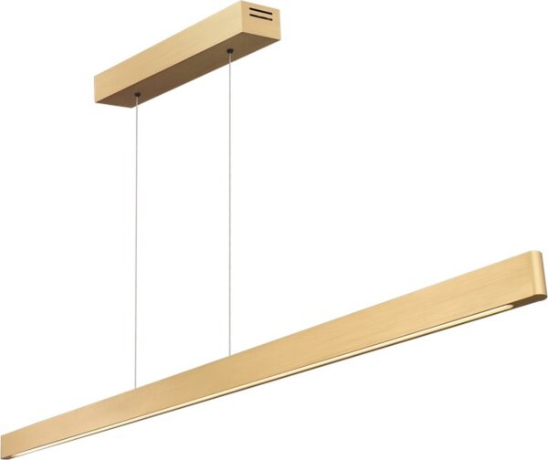 LED Hängelampe dimmbar 2200-3000K Gold L:160 cm matt