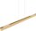 LED Hängelampe dimmbar 2200-3000K Gold L:160 cm matt
