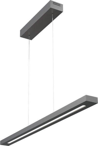 LED Hängelampe dimmbar 2200-3000K Schwarz-Nickel 100 cm