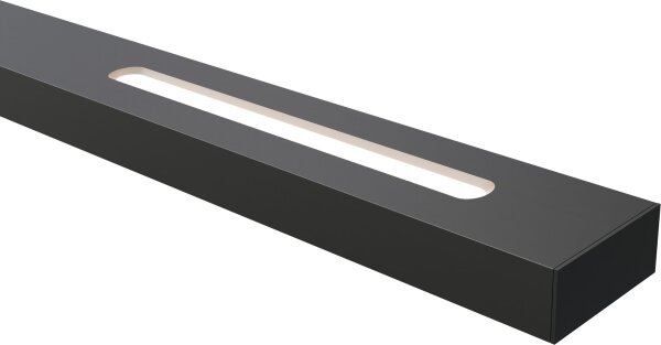 LED Hängelampe dimmbar 2200-3000K Schwarz-Nickel 100 cm