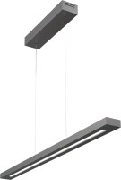 LED Hängelampe dimmbar 2200-3000K Schwarz-Nickel 100 cm