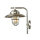 Wandleuchte aus Messing IP43 Maritim in Nickel