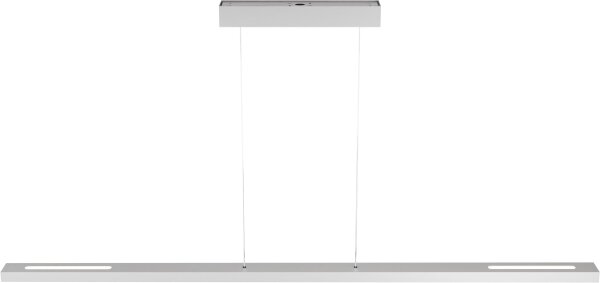 LED Hängelampe dimmbar 2200-3000K Nickel L:160 cm matt