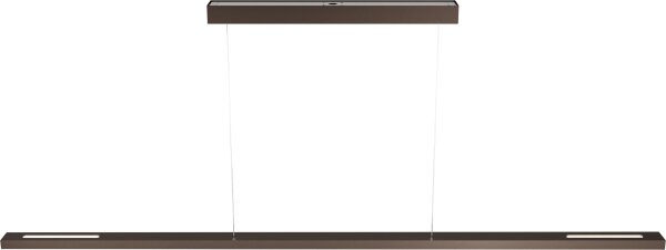 LED Pendelleuchte dimmbar 2200-3000K Kakao L:200 cm