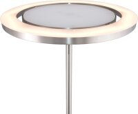 LED Deckenfluter 2200-2700K Nickel H:185 cm matt