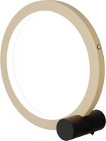 LED Tischlampe Push-Dimmer 2700K Schwarz Gold L:50 cm
