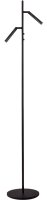 LED Stehlampe dimmbar 2200-3000K Schwarz H:152 cm ge&ouml;lt