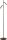 LED Stehlampe dimmbar schwenkbar 2200-3000K Kakao