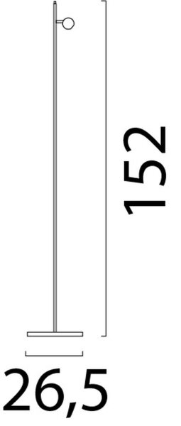 LED Stehleuchte dimmbar schwenkbar 2200-3000K Kakao