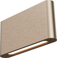LED Wandlampe Up Down 2200-2700K Metall Bronze H:10 cm