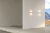 LED Wandleuchte Up Down 2200-2700K Metall Beige B:20 cm