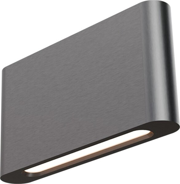 LED Wandlampe Up Down 2200-2700K Metall Nickel B:20 cm