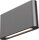 LED Wandlampe Up Down 2200-2700K Metall Nickel B:20 cm