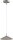 LED Hängelampe dimmbar 2200-2700K Nickel Metall B:22 cm