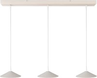 LED Pendelleuchte dimmbar 2200-2700K Wei&szlig; L:100 cm