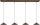 LED Pendelleuchte dimmbar 2200-2700K Kakao L:130 cm
