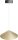 LED Pendelleuchte dimmbar 2200-2700K Schwarz Gold rund