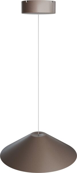 LED Hängelampe dimmbar 2200-2700K Metall Kakao Ø45 cm