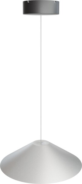 LED Hängelampe dimmbar 2200-2700K Schwarz Nickel Ø45 cm