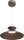 LED Pendelleuchte dimmbar 2200-2700K Kakao Ø45 cm