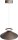 LED Pendelleuchte dimmbar 2200-2700K Kakao Ø45 cm