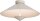 LED Deckenleuchte indirekt dimmbar 2200-2700K Beige