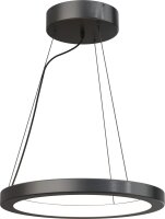 LED H&auml;ngelampe dimmbar 2700K Schwarz &Oslash;50 cm rund