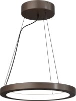 LED H&auml;ngelampe blendarm dimmbar 2700K Kakao &Oslash;50 cm