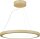 LED Pendelleuchte dimmbar 2700K Gold Ø70 cm rund