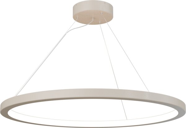 LED Hängelampe dimmbar 2700K Beige Ø100 cm rund