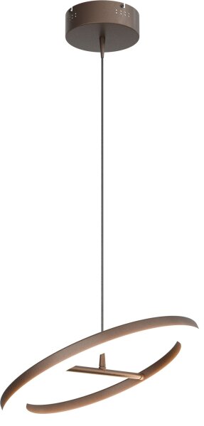 LED Hängelampe dimmbar 2200-2700K Kakao Ø40 cm rund