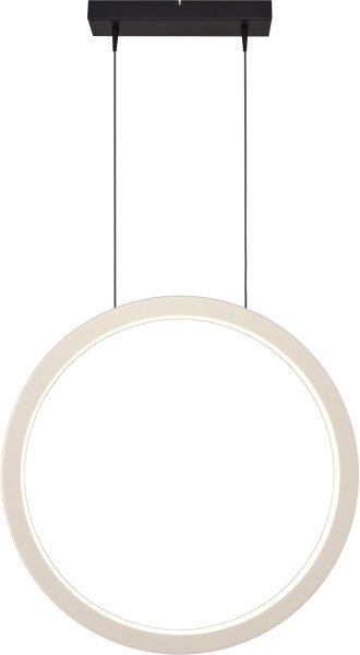 LED Hängelampe dimmbar 2700K Schwarz Weiß L:70 cm