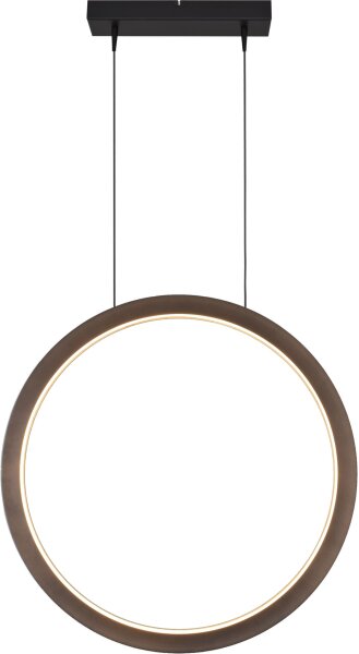 LED Pendelleuchte dimmbar 2700K Schwarz Kakao L:70 cm