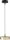 LED Hängelampe dimmbar 2200-2700K Glas Schwarz B:16 cm