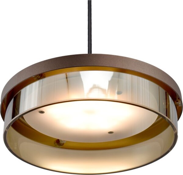 LED Hängelampe dimmbar 2200-2700K Glas Kakao B:16 cm
