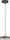 LED Hängelampe dimmbar 2200-2700K Glas Kakao B:16 cm