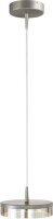 LED H&auml;ngelampe dimmbar 2200-2700K Glas Nickel &Oslash;16 cm
