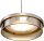 LED Hängelampe dimmbar 2200-2700K Glas Nickel Ø16 cm