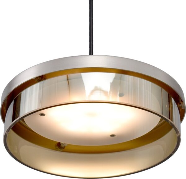LED Deckenlampe dimmbar 2200-2700K Glas Gold Ø16 cm