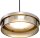 LED Deckenlampe dimmbar 2200-2700K Glas Gold Ø16 cm