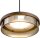 LED Deckenlampe dimmbar 2200-2700K Glas Kakao H:13,5 cm