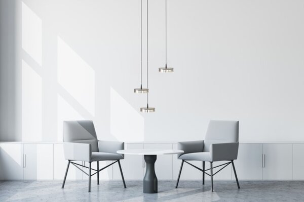 LED Hängelampe dimmbar 2200-2700K Gold Nickel B:35 cm