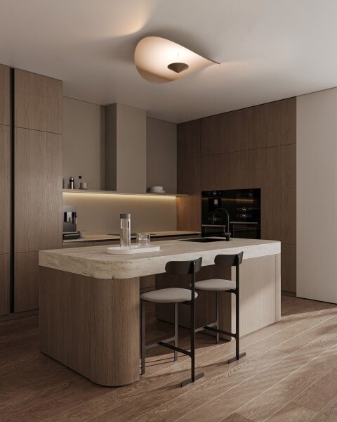 LED Deckenleuchte dimmbar 2200-2700K Beige Ø90 cm
