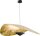 LED Hängelampe dimmbar 2200-2700K Alu Blattgold Ø90 cm