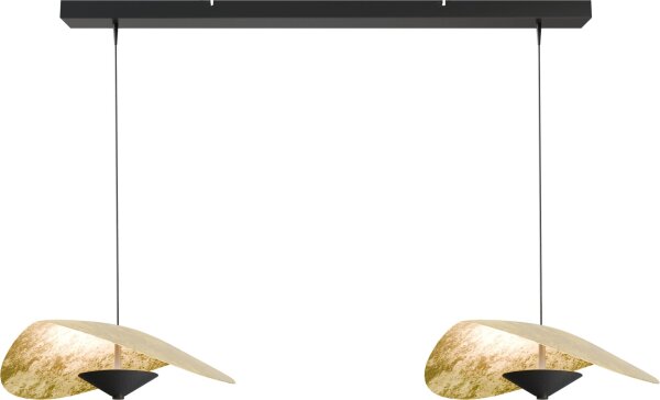 LED Hängelampe dimmbar 2200-2700K Blattgold L:100 cm