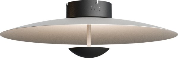 LED Deckenleuchte dimmbar 2200-2700K Schwarz Nickel